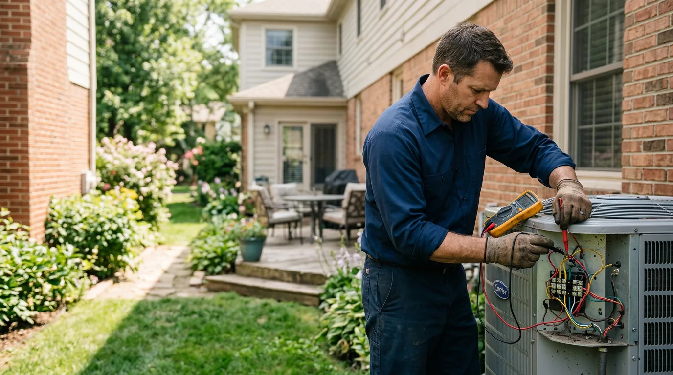HVAC technician working near Eagle, NE